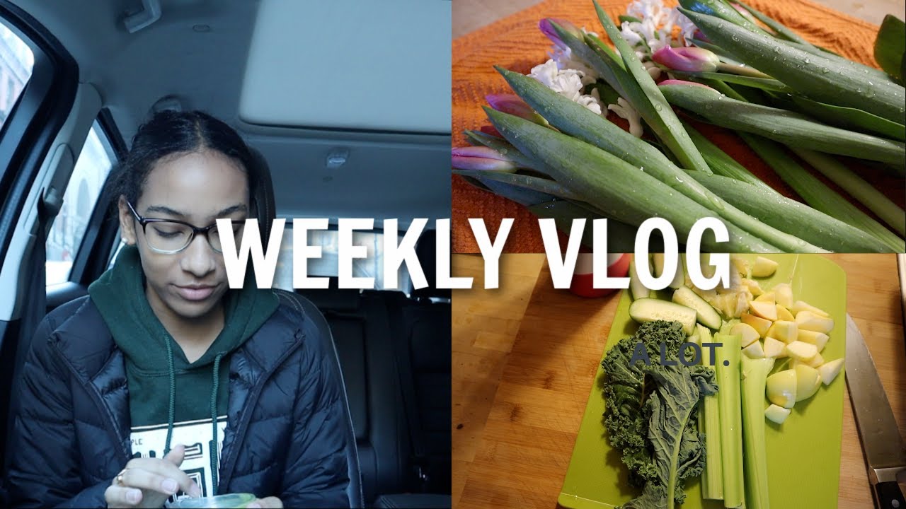 VLOG: green juice recipe, updated hair care routine + more!