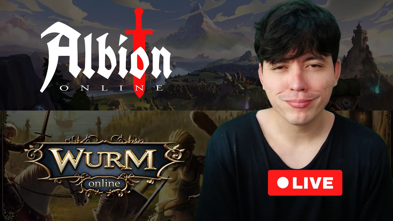 🟢 DROPS ON 🟢 Albion Online hoje vai! Wurm Online - Maior evento de todos!❗exit ❗kas