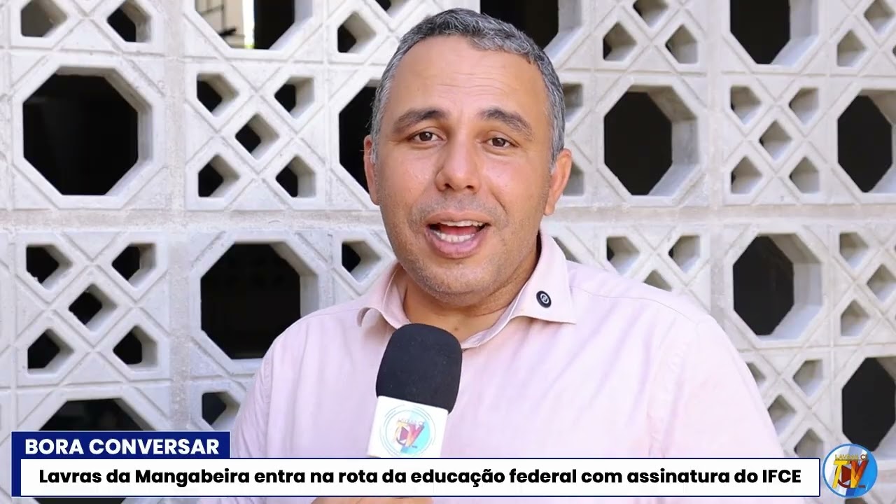 Prefeito Ronaldo da Madeireira se emociona ao falar da conquista do IFCE para Lavras em entrevista