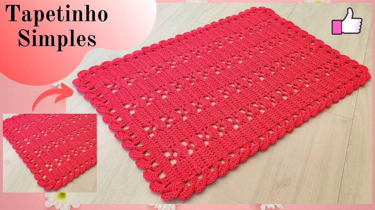 SIMPLE SQUARE CROCHET CARPET