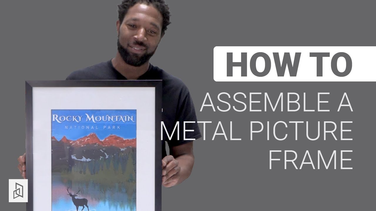 Assembling a Metal Picture Frame: How to Tutorial