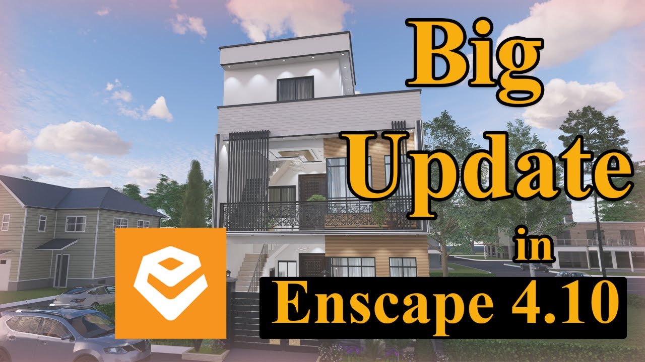 Enscape 4.10 New Features You Must See | Boost Performance & Realism with These New Features 2025!