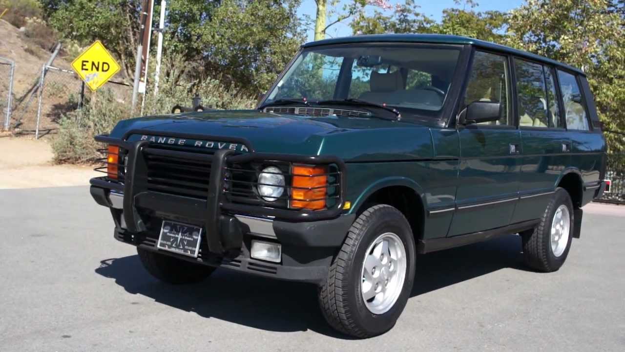 Range Rover County LWB Classic 1995 года, 2 владельца, пробег 77 тыс. миль