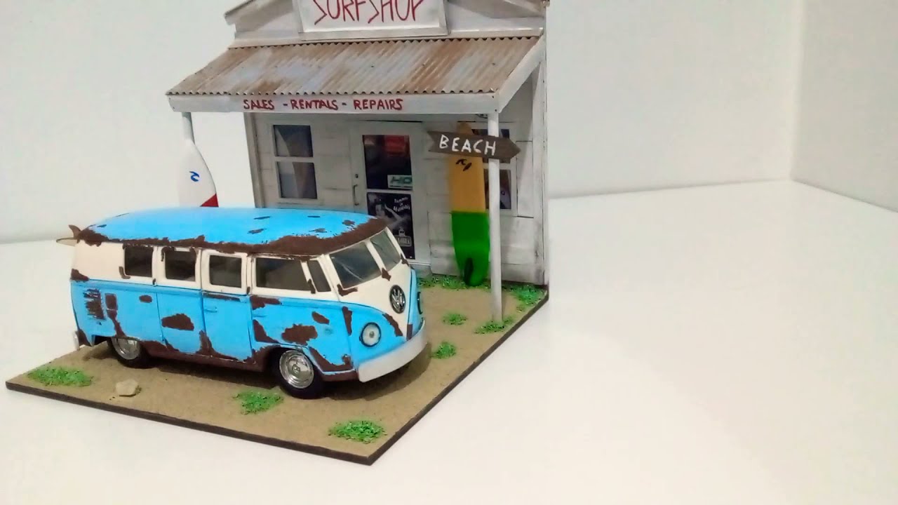 Diorama  Kombi Surf Shop!!!🤙🤙🤙