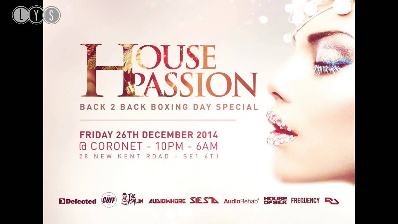 'House Passion Back 2 Back Boxing Day Special' Mixed By Shenin Amara B2B AR