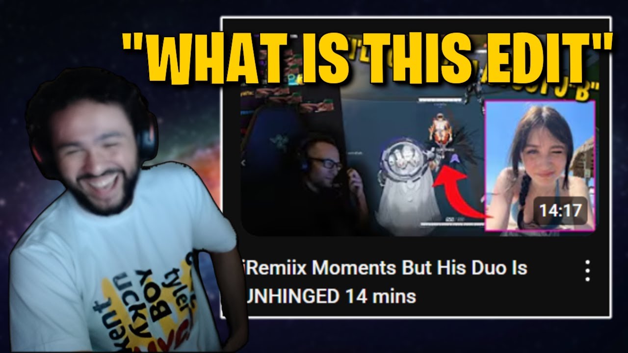 Space Reacts To My "iRemix Moments But His Duo is UNHINGED 14mins" Vid
