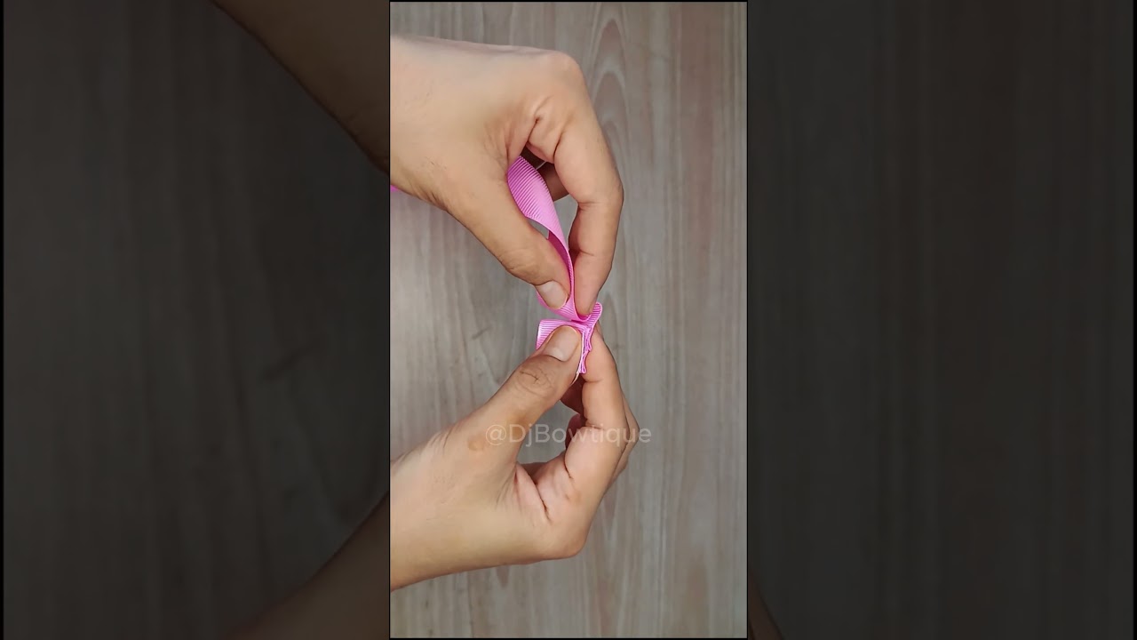 🌸 Easy Ribbon Flower DIY | Beautiful in Minutes! #shorts #DIYRibbonFlower
