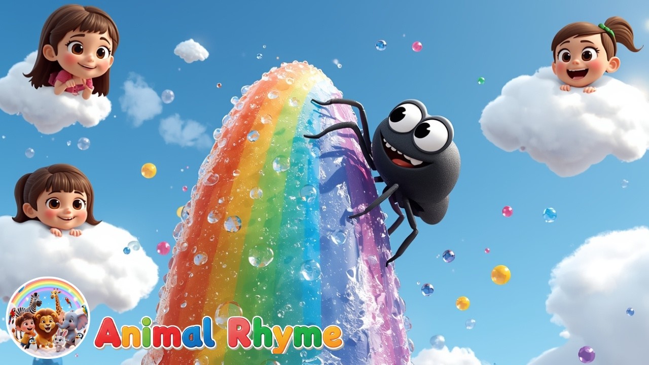The Itsy Bitsy Spider | Classic Nursery Rhymes | Kids Songs | Action Songs