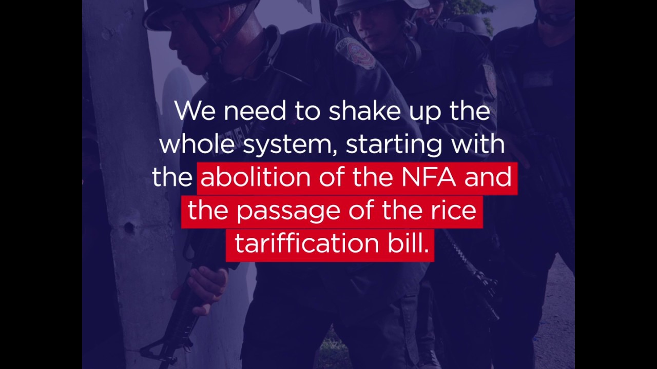 Statement on the Remarks of President Duterte to Tap the Police to Curb Rice Smuggling and Hoarding
