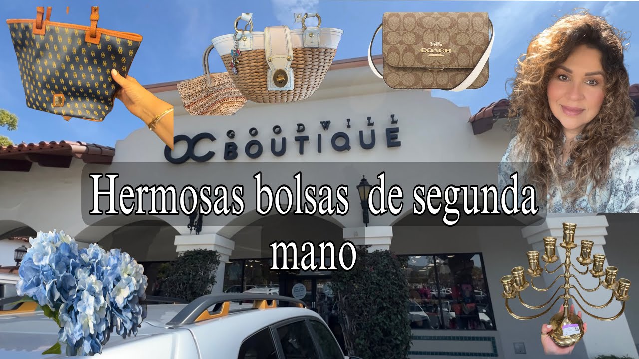 ENCONTRÉ HERMOSOS BOLSOS DE SEGUNDA EN GOODWILL BOUTIQUE ✅