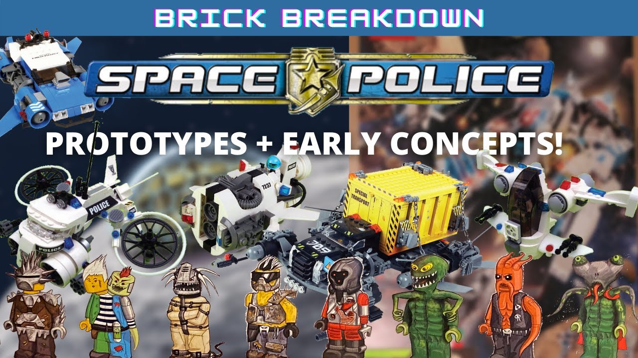 Cancelled LEGO Space Police 3 Prototypes and Early Concepts: Brick Breakdown!