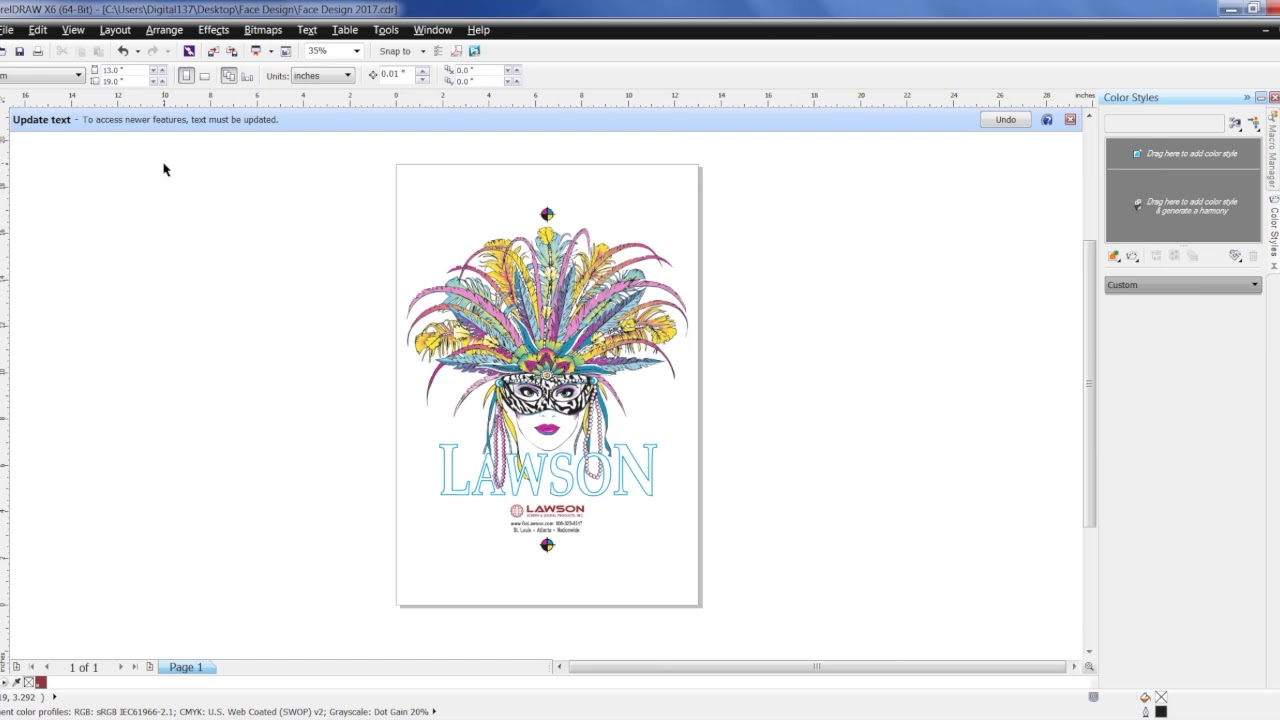 How to Print a Screen Printing Film Positive with Epson T3270, AccuRIP, and Corel Draw