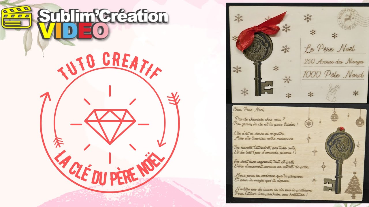 🎄✨ Tuto créatif – La clé magique du Père Noël ✨🎄