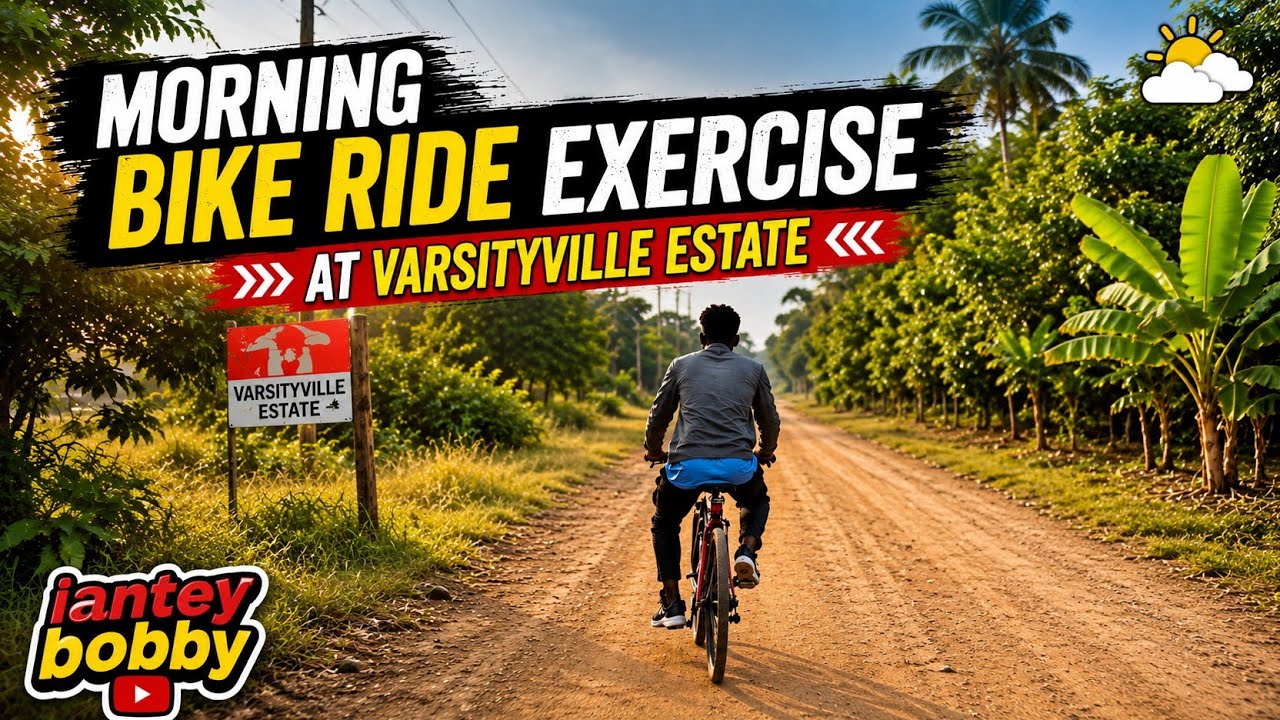 Morning Bike Ride Exercise At Varsityville Estate 🚴🌥️ | Bike Ride Sessions