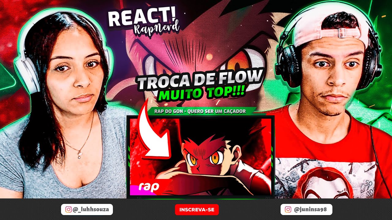 Rap do Gon (Hunter x Hunter) - QUERO SER UM CAÇADOR | NERD HITS | [React RapNerd] 🔥