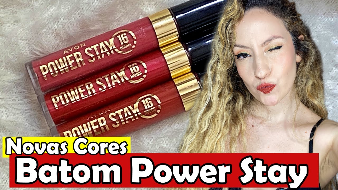 NOVAS CORES BATOM POWER STAY AVON (Novembro 2025) | LAIANE LIRA