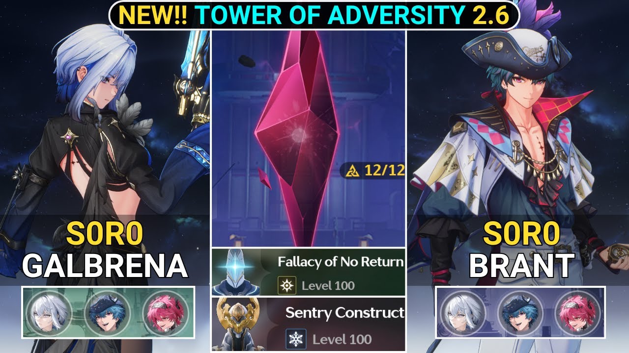 S0R0 Galbrena X Brant Showcase | NEW! Tower of Adversity Wuthering Waves 2.6