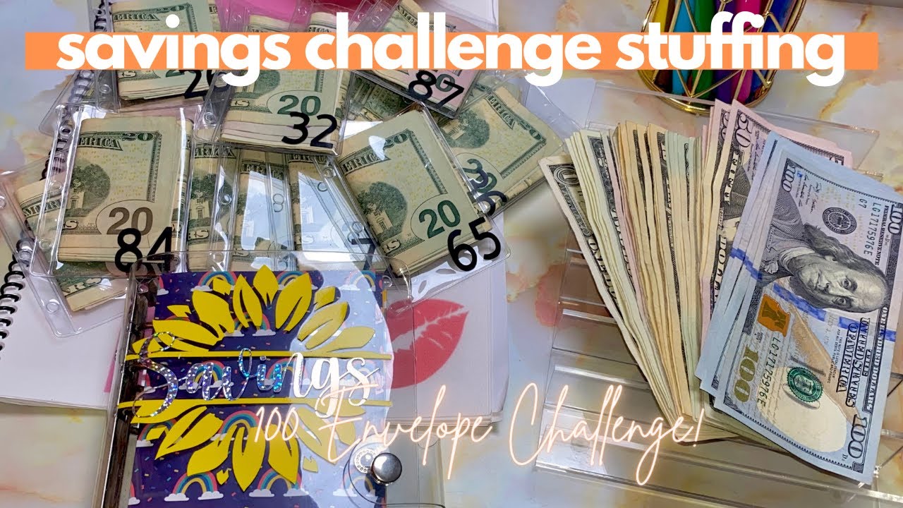 Savings Challenge Stuffing | Over $20,000 in Challenges|OhmyfroBudgets