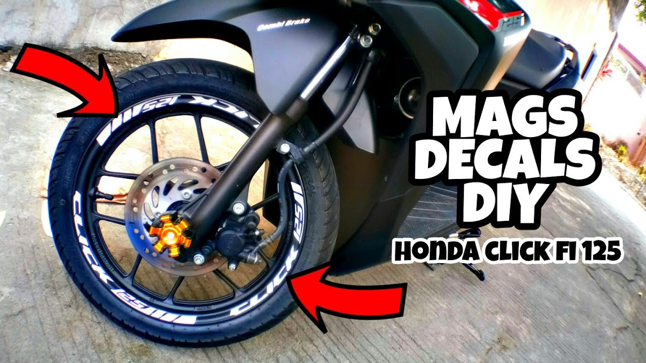 HOW TO INSTALL MAGS DECALS?? | HONDA CLICK 125i | DIY