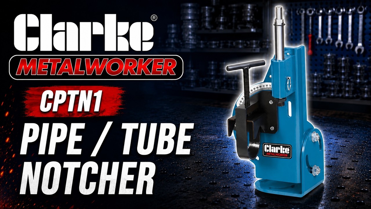 Clarke CPTN1 Pipe/Tube Notcher (Ø50mm) - 6500101
