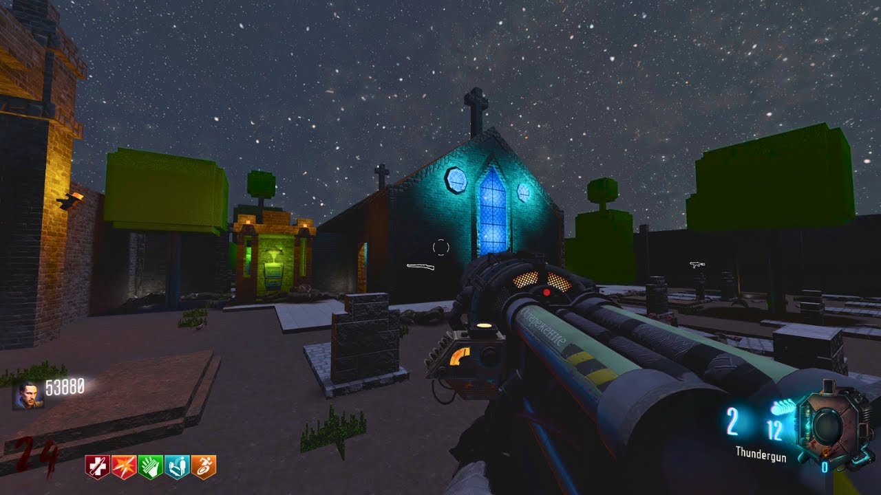 BLACK OPS 3 CUSTOM ZOMBIES - PIXEL GUN 3D CEMETERY