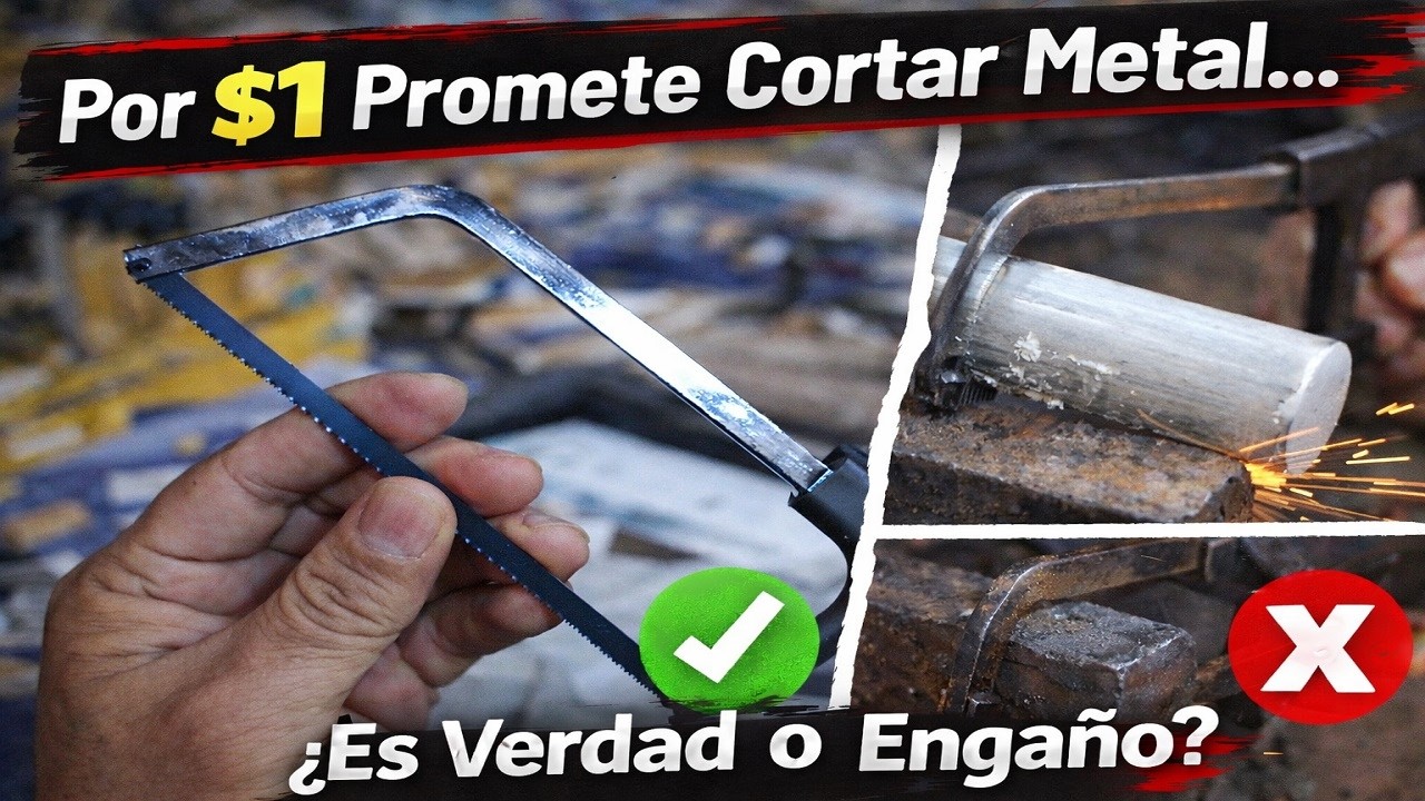 Probando una Sierra de SOLO $1 ¿Realmente Corta TODO