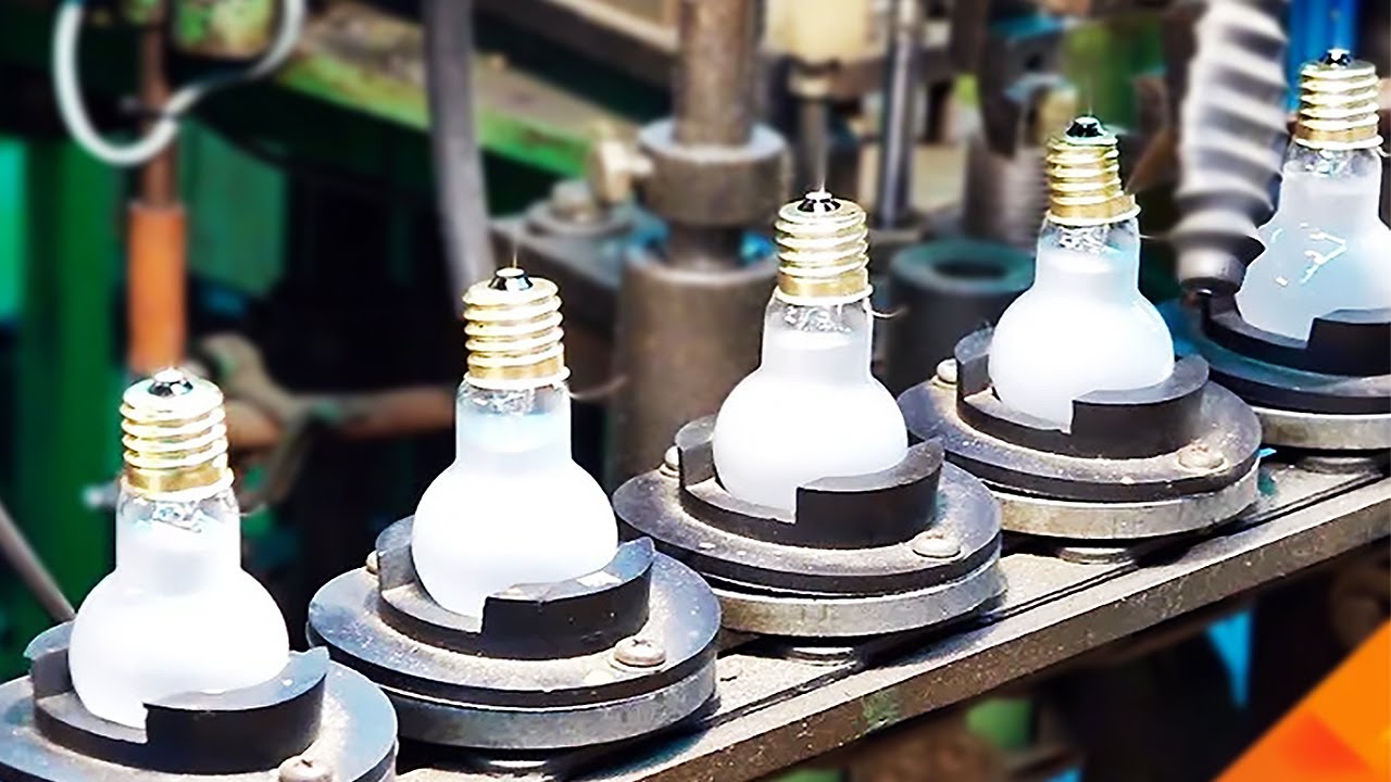 HOW a LIGHT BULB is MADE 💡 | MASS PRODUCTION PROCESS of INCANDESCENT BULBS