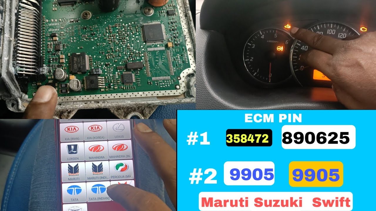 Replac ECM Maruti Suzuki Swift /Maruti Suzuki Swift Diesel Car Full Details ECM Programming & Coding