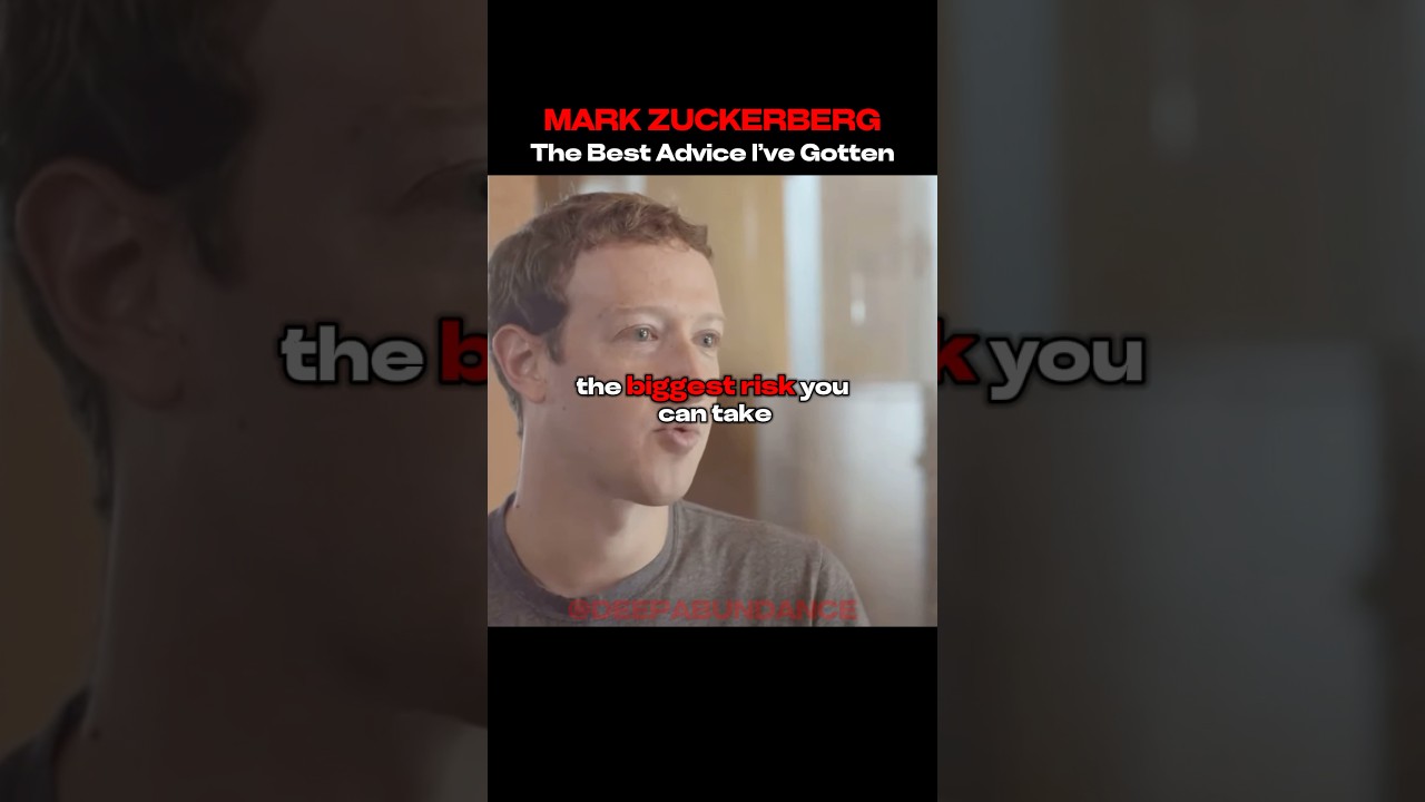 Mark Zuckerberg shares his best advice he&rsquo;s ever got #MarkZuckerberg #Advice #Entrepreneur #Mindset