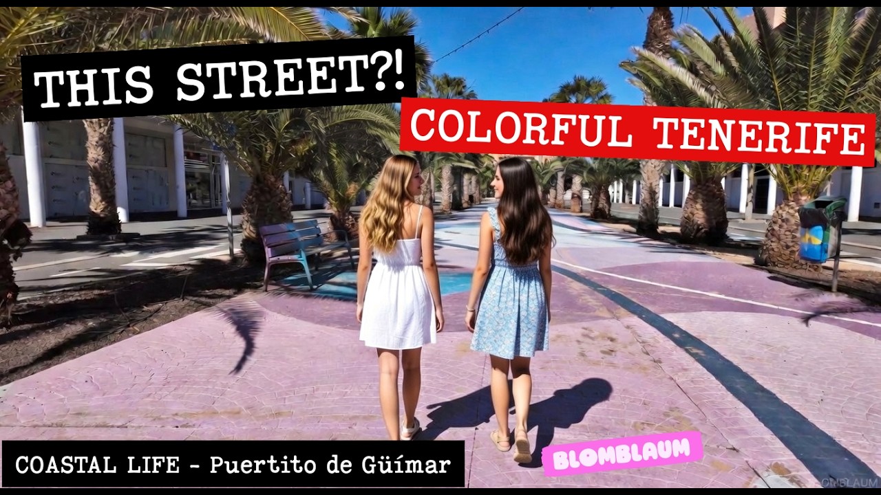 Puertito de Güímar Tenerife 🌊 Seafront Walk, Beaches, Colorful Houses & Local Life 4K Guide 2026