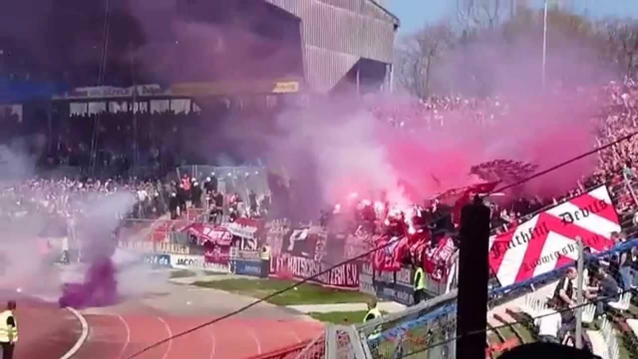 KSC vs. 1.FCK Pyro 29.03.2014