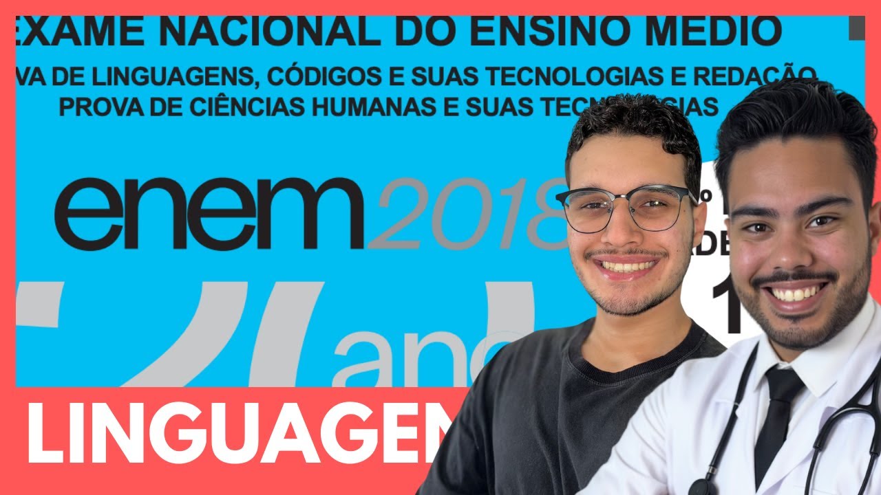 📕 ENEM 2018 LINGUAGENS RESOLU&Ccedil;&Atilde;O COMPLETA