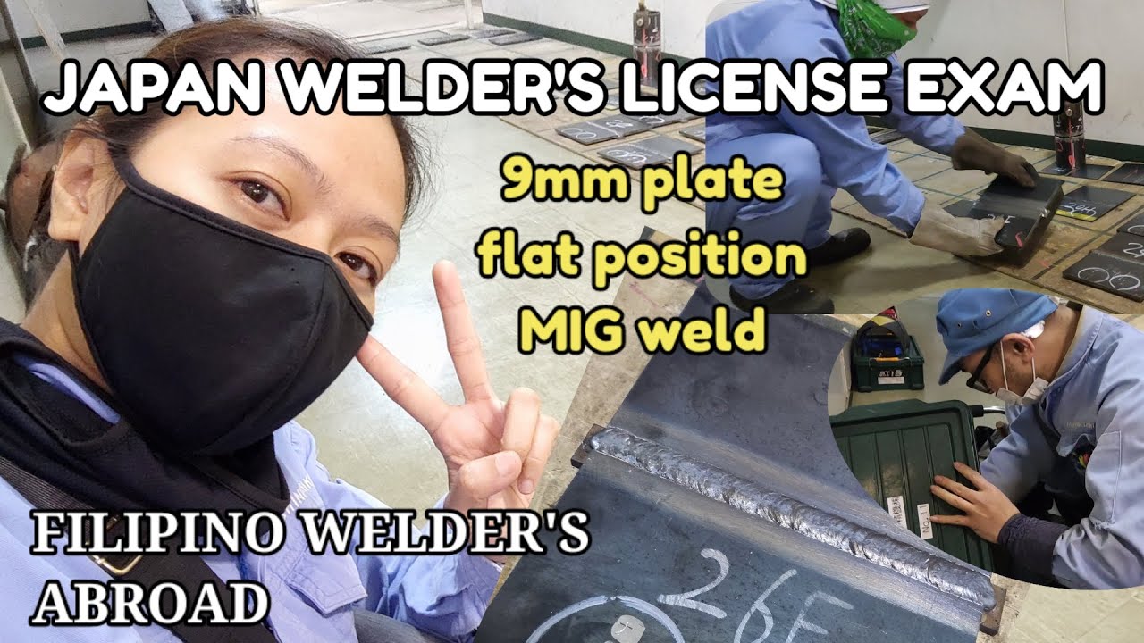 welders diary #15 JAPAN welder's licence exam 