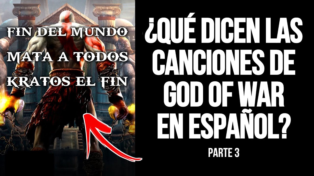 ¿QUÉ DICEN LAS CANCIONES/SOUNDTRACKS DE GOD OF WAR EN ESPAÑOL? 🤔 | Parte 3 🔥