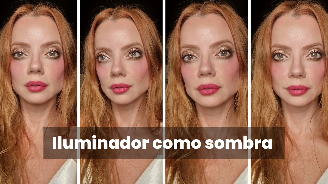 Make romântica com iluminador | Julia Petit
