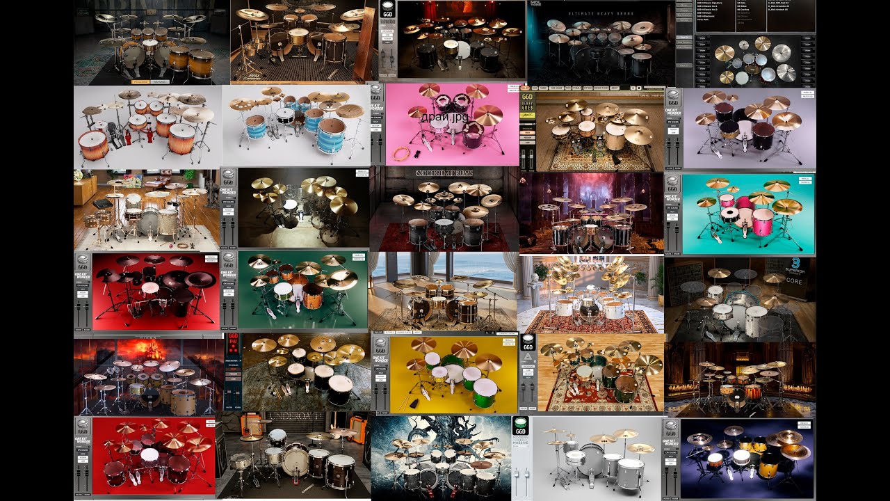 30 Drum Vst Shootout! (Internal processing is On)