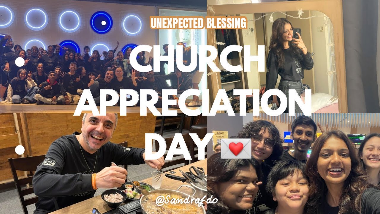 Church Appreciation Day Surprise 💒🍿 | Movie day  & Korean Food Vlog 🇰🇷