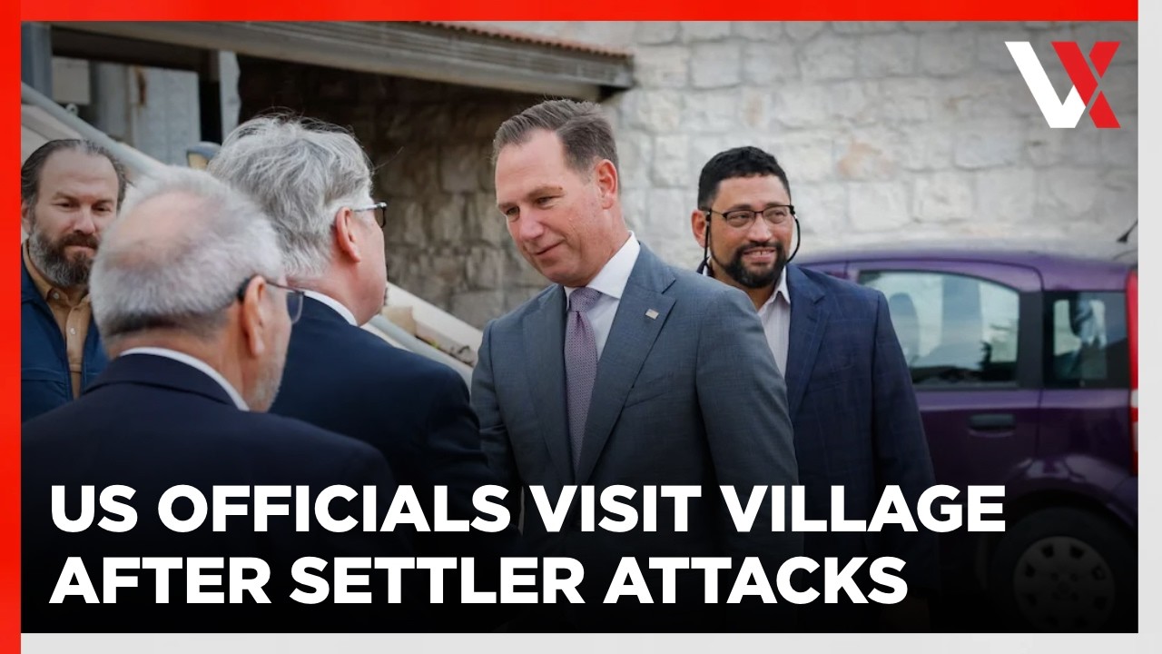 US Diplomats Visit West Bank Christian Village After Israeli Settler Attacks | VERTEX
