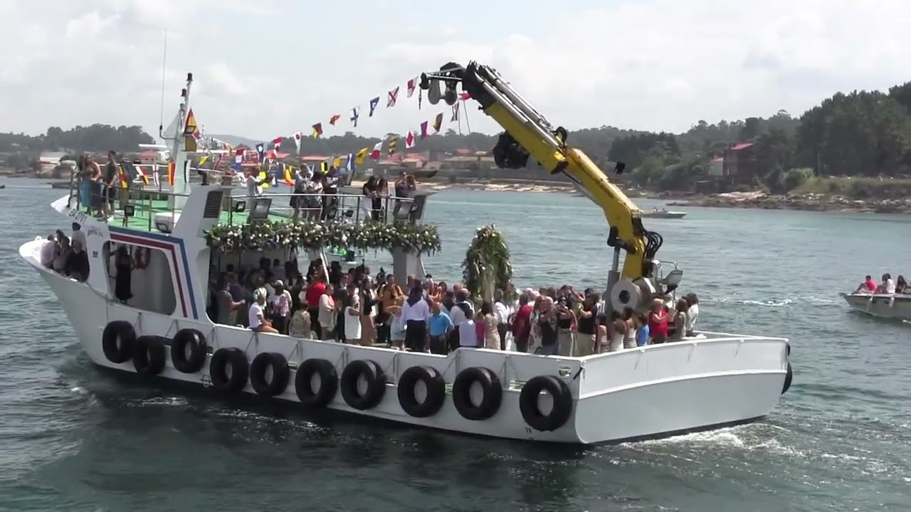 PROCESION DEL CARMEN EN CABO DE CRUZ (BOIRO) 2023 DE PRINCIPIO A FIN.