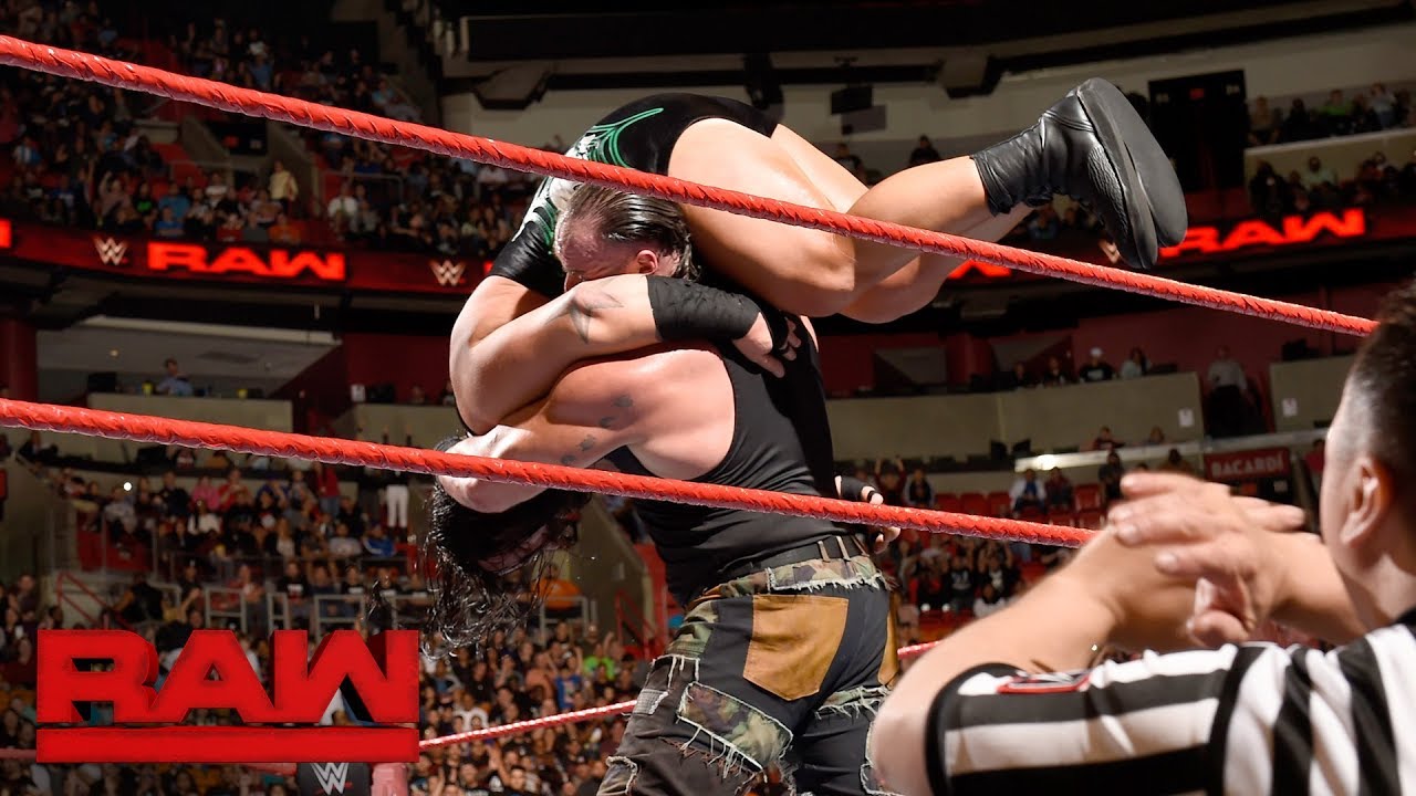 Braun Strowman vs. Rhyno: Raw, Jan. 1, 2018