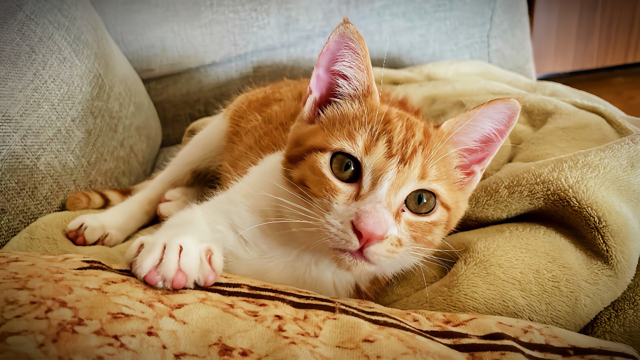 【白トラ保護猫】末っ子カンナの日記
