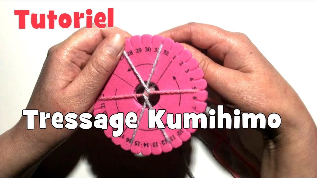 Tutoriel: Tressage Kumihimo à 6 fils (Corde pour Pull) DIY