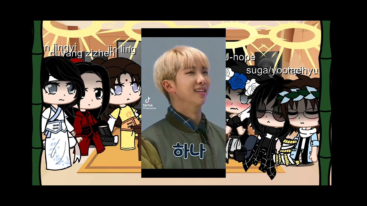 MDZS react t&ocirc; Lan shizui as suga/yoongi ship: mintae, jinhope, namyoon, taeyoonseok