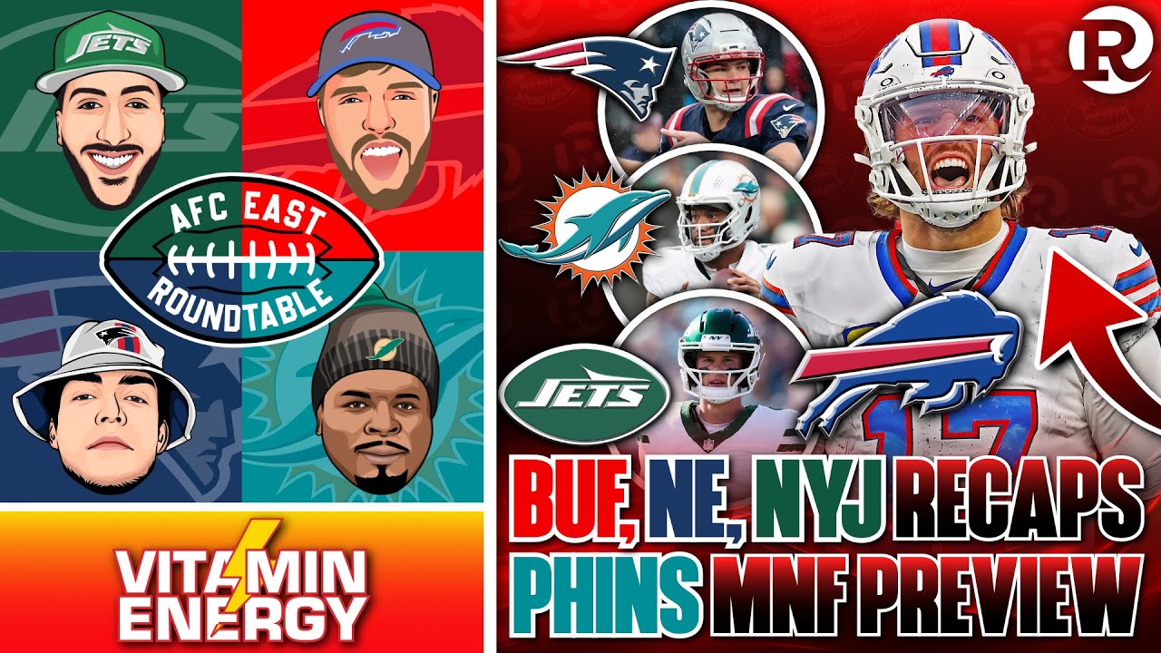 🚨 Bills TAKE DOWN Pats ! Jets FIRE DC - Phins Steelers MNF PREVIEW 🔥