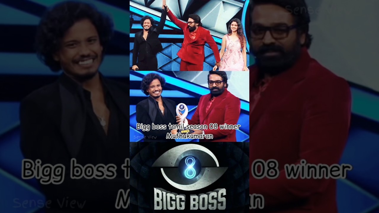 Bigg boss tamil season 08 winner Muthukumaran #biggbosstamilseason8 #muthukumaran #biggbosstamil