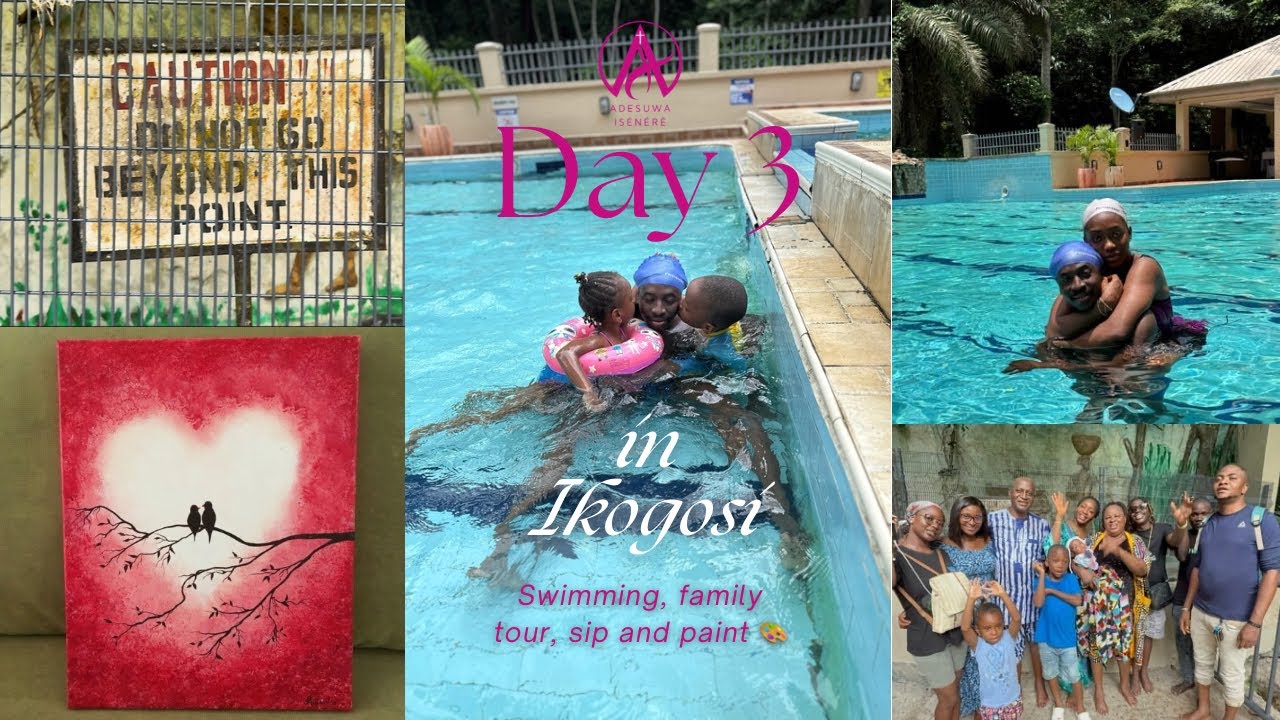 Day 3 in Ikogosi || Tour guide and history in Yoruba || The rain ruined our Sip and Paint 😩