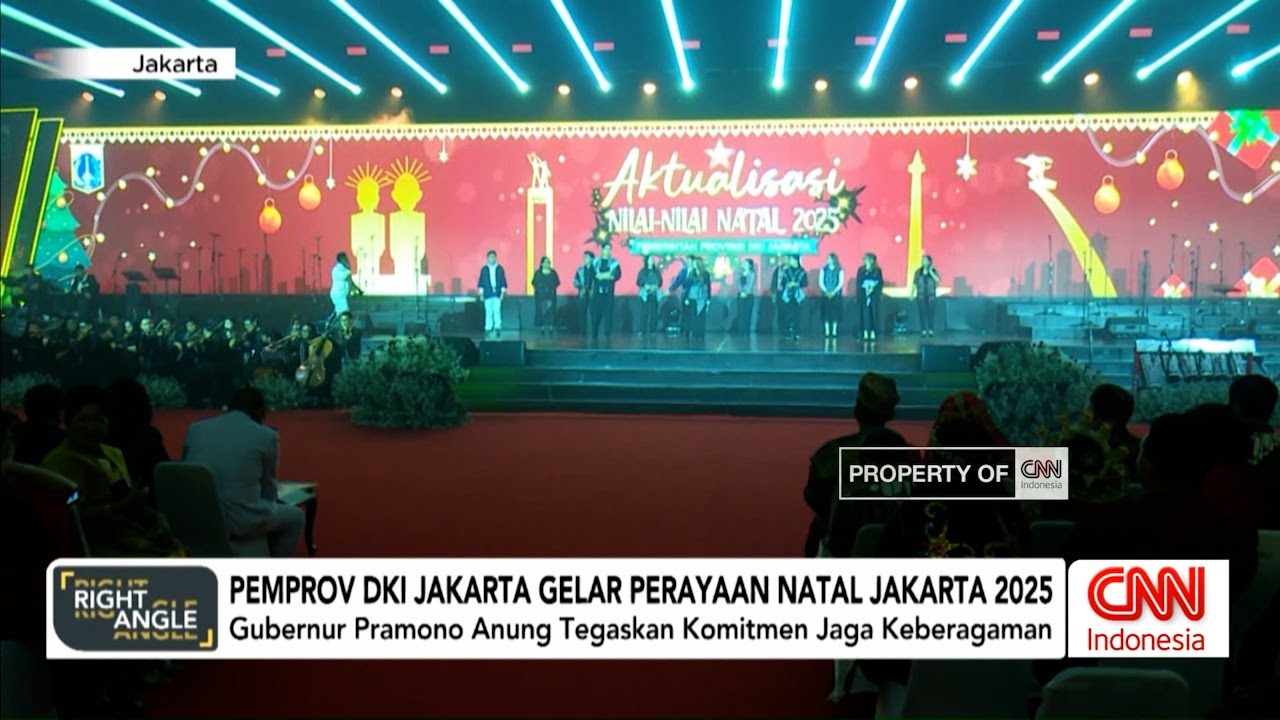 Pemprov DKI Jakarta Gelar Perayaan Natal Jakarta 2025