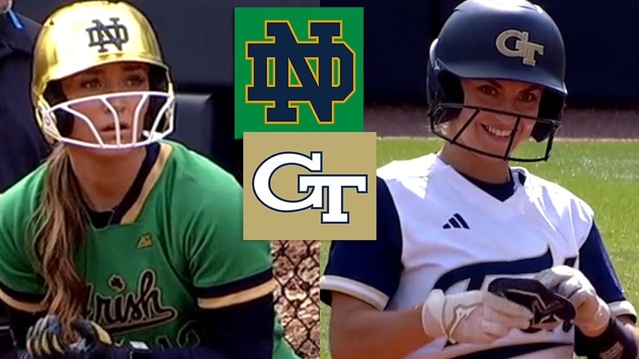 Notre Dame vs Georgia Tech Women's College Softball Highlights Full Game 2026
