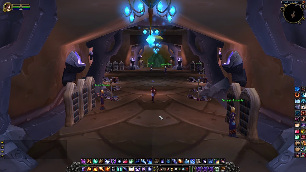 Shattrath Tier 5 Vendor Location (Scryers), WoW TBC