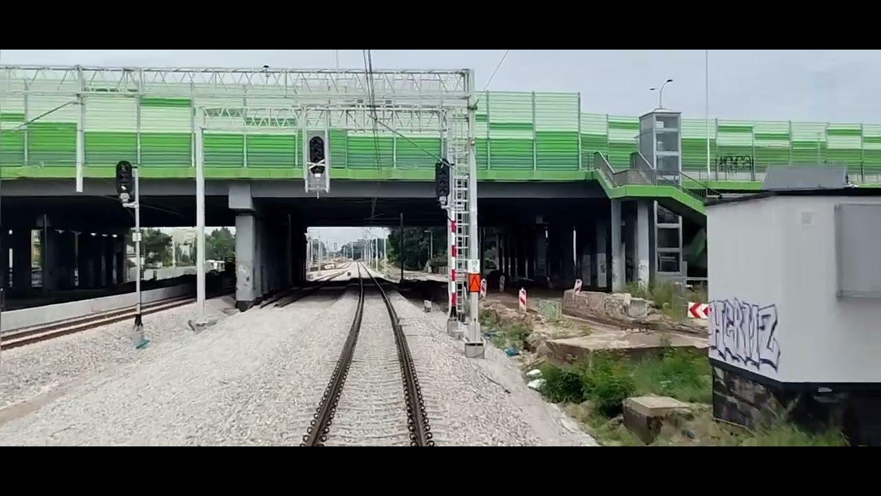 kolej z różnej perspektywy... Warszawa Wawer w trakcie modernizacji, lipiec 2023...